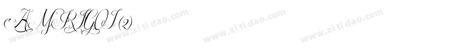 AMRIGOI (2)字体转换